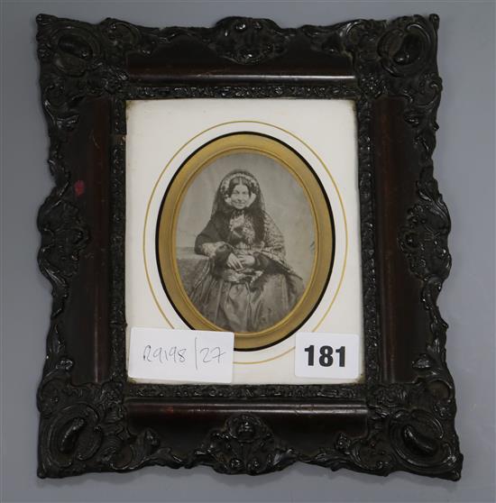 A Victorian framed daguerreotype